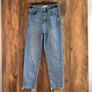 Garage Women's Ankle Crop High Rise Cutoff Jeans Size 1